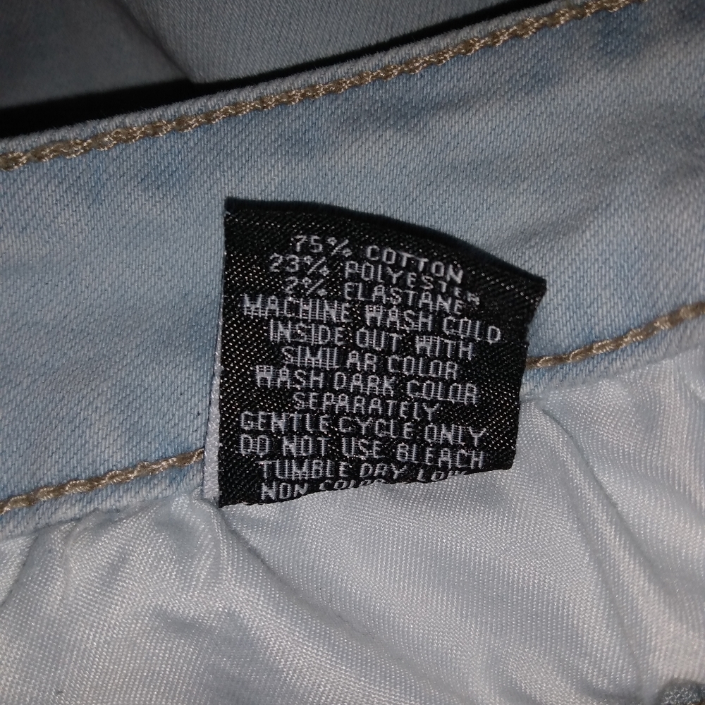 Blue Topic Ombre Juniors shorts SizeXL - Picture 2 of 8